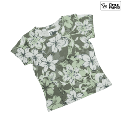 Greeny Floral Tops