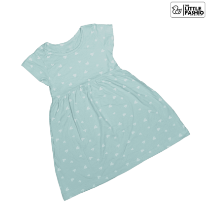 Blue hearts Frock