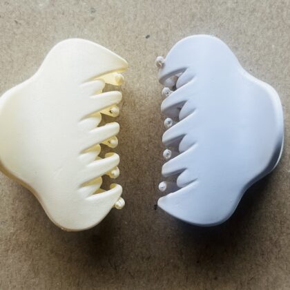 Hair Claw Clips Matte Combo Multi Design (pack of 2 )