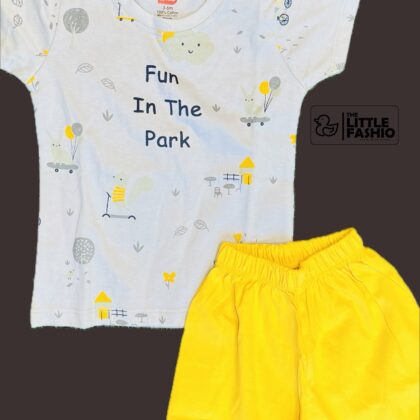 Fun in park T shirt and Shorts